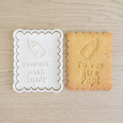 Petit-Beurre Tu vas être Papi - PrettyBiscuits.fr