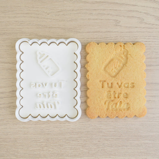 Petit-Beurre Tu vas être Tata - PrettyBiscuits.fr