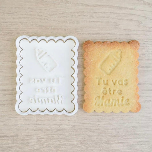 Petit-Beurre Tu vas être Mamie - PrettyBiscuits.fr