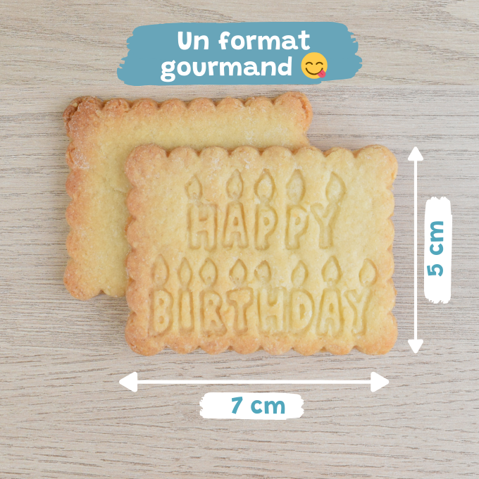 Petit-Beurre Happy Birthday - PrettyBiscuits.fr