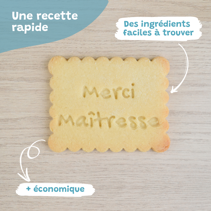 Petit-Beurre Merci Maitresse - PrettyBiscuits.fr