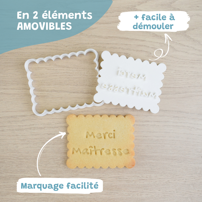 Petit-Beurre Merci Maitresse - PrettyBiscuits.fr