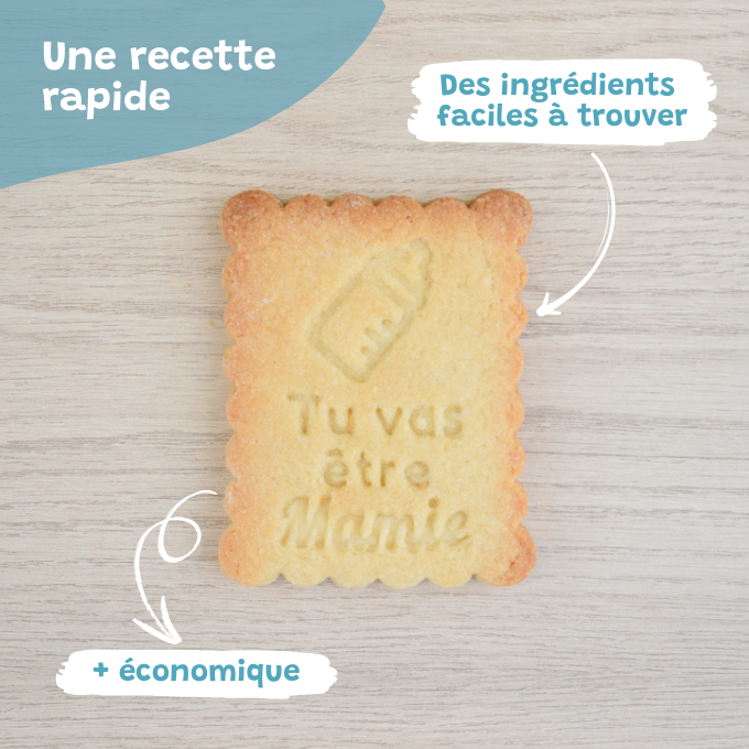 Petit-Beurre Tu vas être Maman - PrettyBiscuits.fr