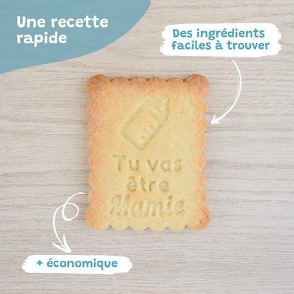 Petit-Beurre Tu vas être Maman - PrettyBiscuits.fr