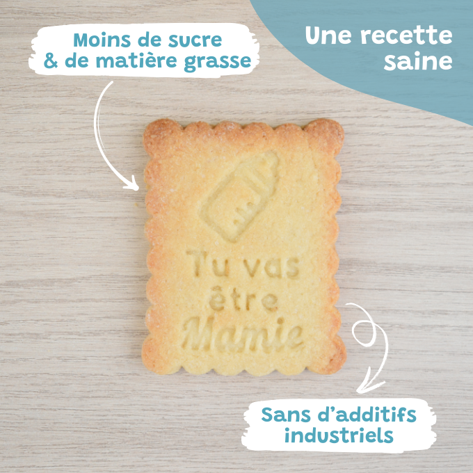 Petit-Beurre Tu vas être Maman - PrettyBiscuits.fr