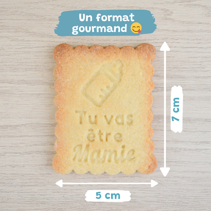 Petit-Beurre Tu vas être Maman - PrettyBiscuits.fr