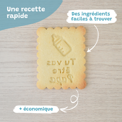 Petit-Beurre Tu vas être Papa - PrettyBiscuits.fr