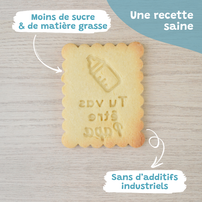 Petit-Beurre Tu vas être Papa - PrettyBiscuits.fr