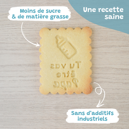 Petit-Beurre Tu vas être Papa - PrettyBiscuits.fr
