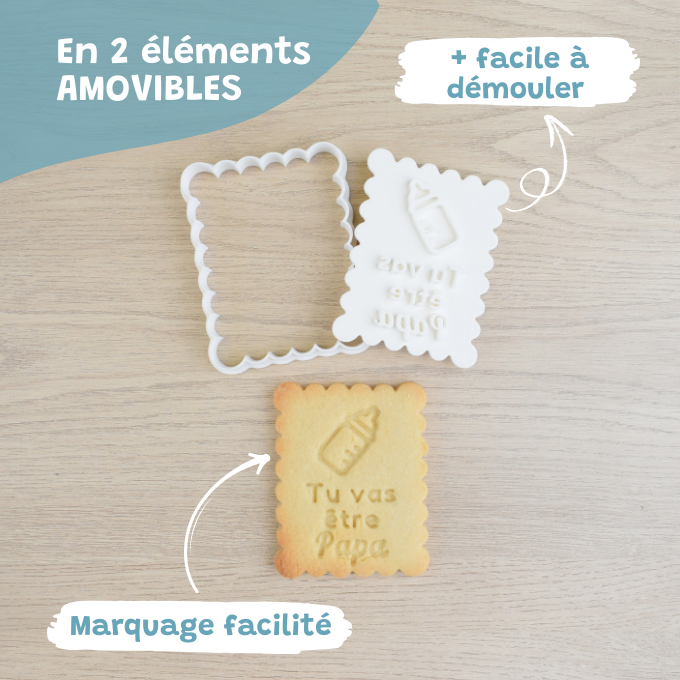 Petit-Beurre Tu vas être Papa - PrettyBiscuits.fr