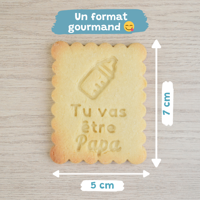 Petit-Beurre Tu vas être Papa - PrettyBiscuits.fr