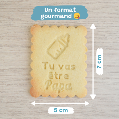 Petit-Beurre Tu vas être Papa - PrettyBiscuits.fr