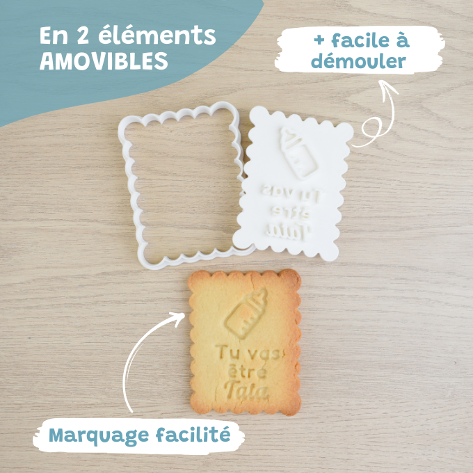 Petit-Beurre Tu vas être Tata - PrettyBiscuits.fr