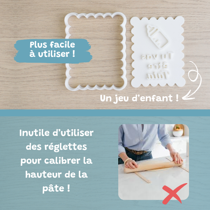 Petit-Beurre Tu vas être Tata - PrettyBiscuits.fr