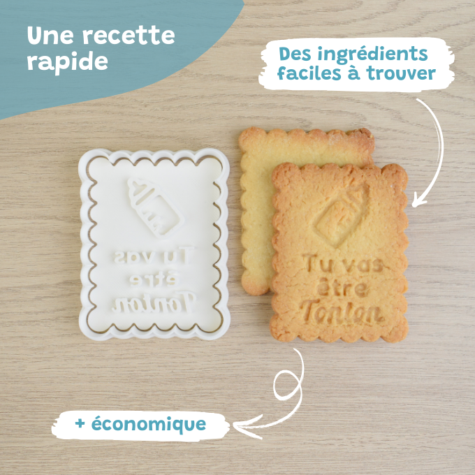 Petit-Beurre Tu vas être Tonton - PrettyBiscuits.fr