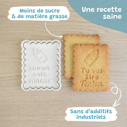 Petit-Beurre Tu vas être Tonton - PrettyBiscuits.fr
