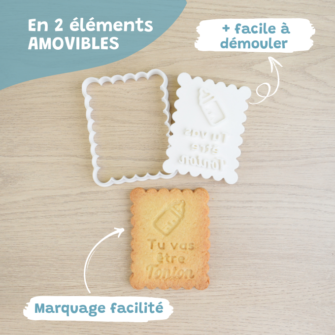 Petit-Beurre Tu vas être Tonton - PrettyBiscuits.fr