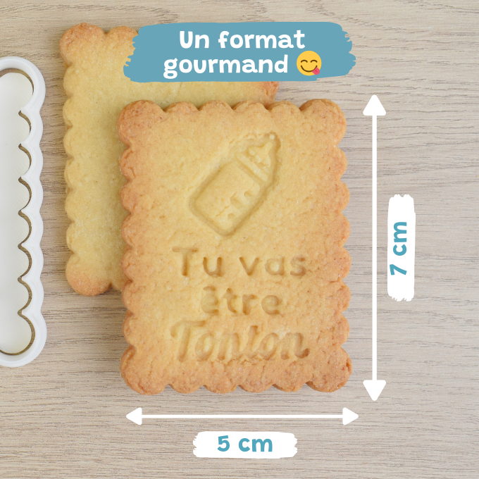 Petit-Beurre Tu vas être Tonton - PrettyBiscuits.fr