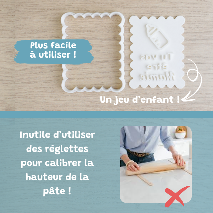 Petit-Beurre Tu vas être Mamie - PrettyBiscuits.fr