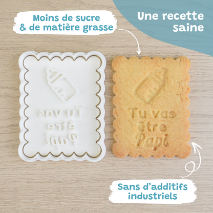 Petit-Beurre Tu vas être Papi - PrettyBiscuits.fr