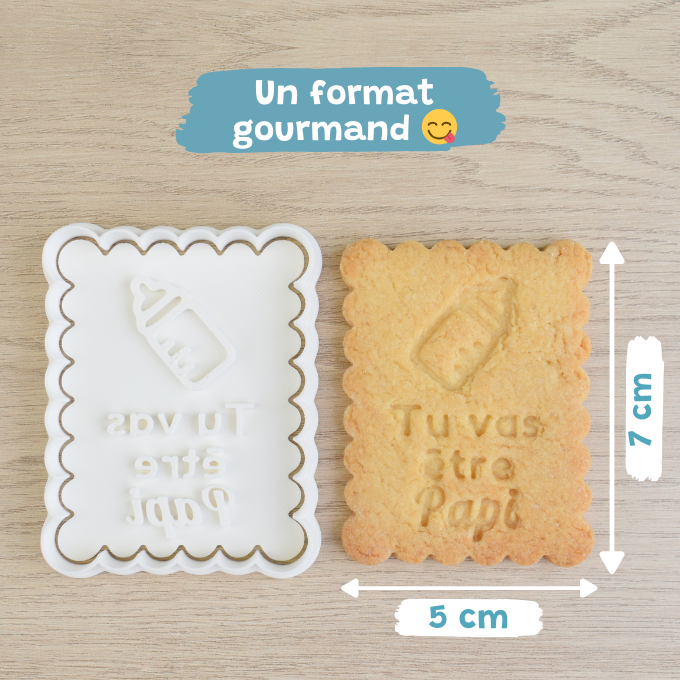 Petit-Beurre Tu vas être Papi - PrettyBiscuits.fr