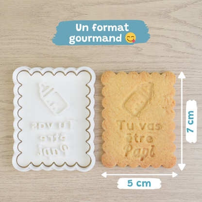 Petit-Beurre Tu vas être Papi - PrettyBiscuits.fr